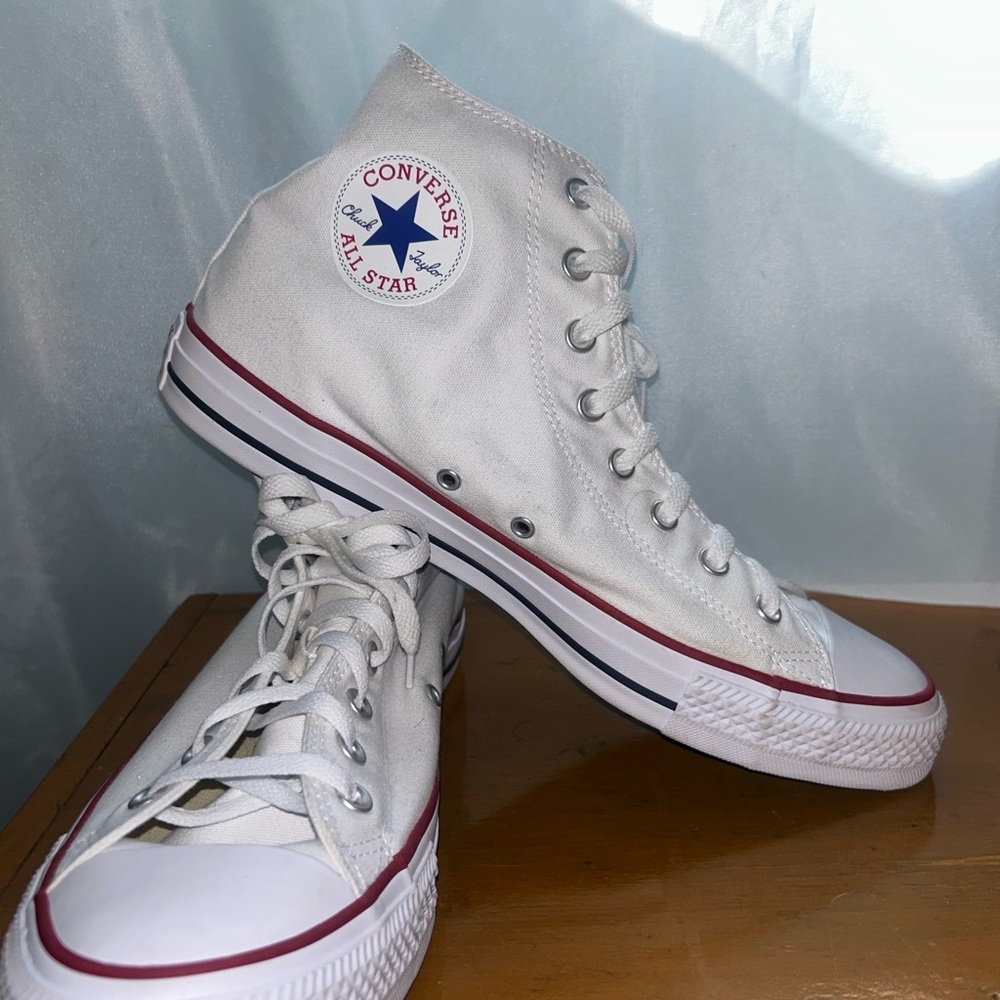 Converse All Star White Canvas Sneakers